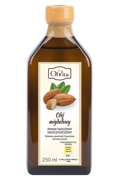 Huile d'amande pressée à froid 250 ml OLVITA