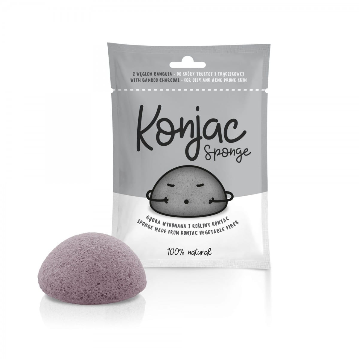 Eponge Konjac Black Art DIET - FOOD