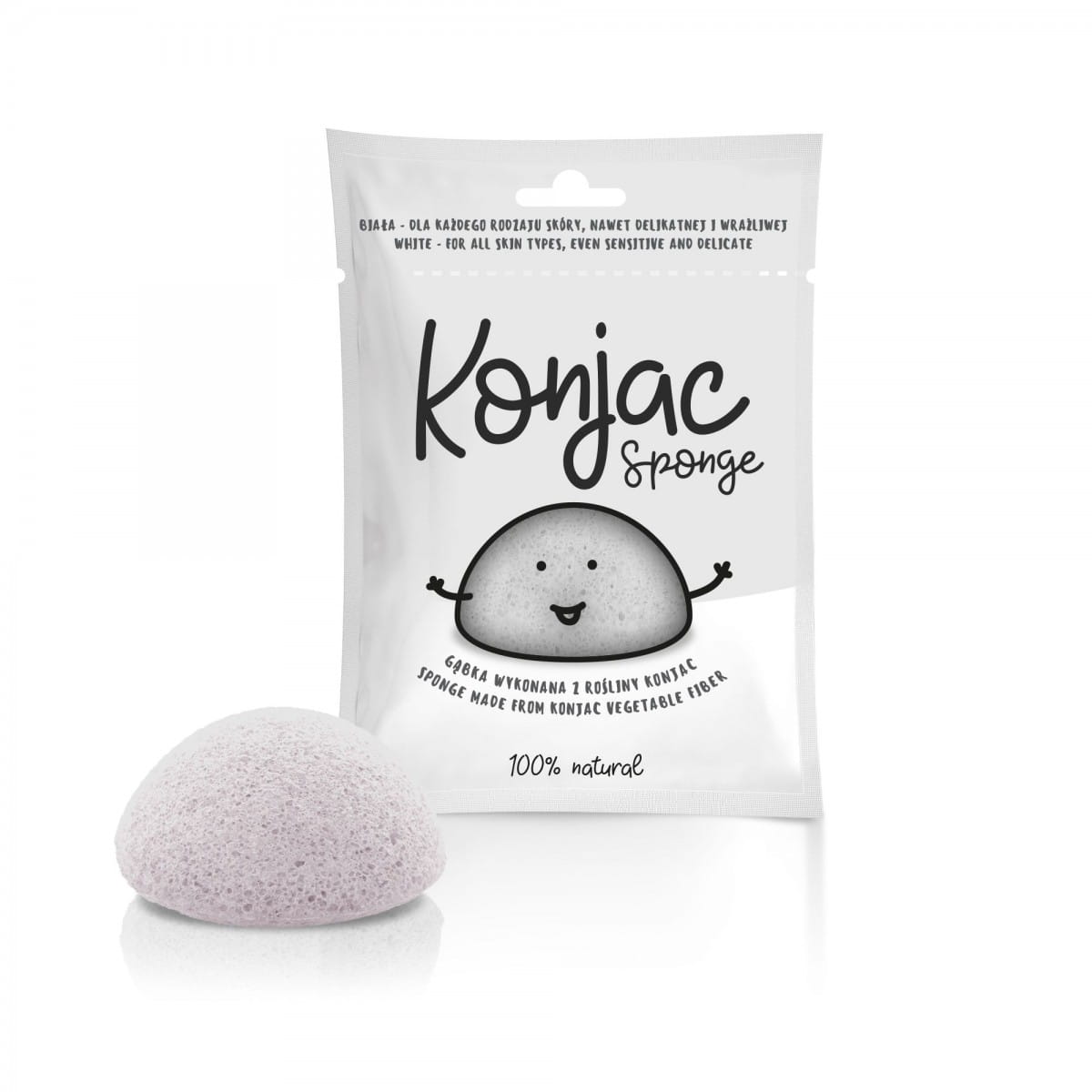 Éponge Konjac White Art DIET - NUTRITION