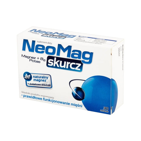 Neomag Contraction Magnésium B6 + Potassium 30 comprimés