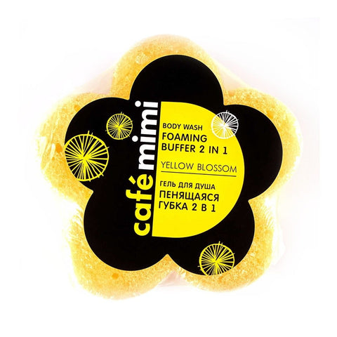 2in1 gel shower sponge, yellow flower 60 g CAFEMIMI