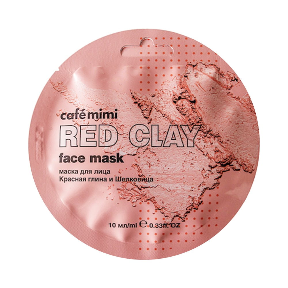 Face mask red clay and mulberry 10 ml CAFEMIMI