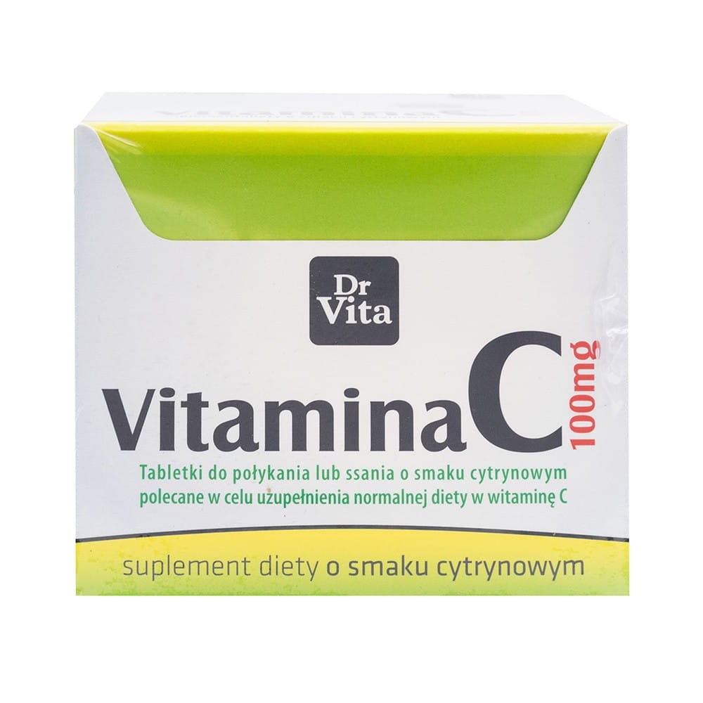 Vitamine C 100 MG, Goût Citron 30 Comprimés