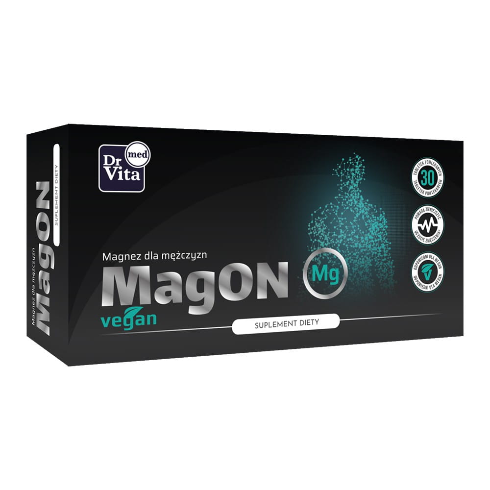 Magnésium pour homme magon vegan 30 comprimés