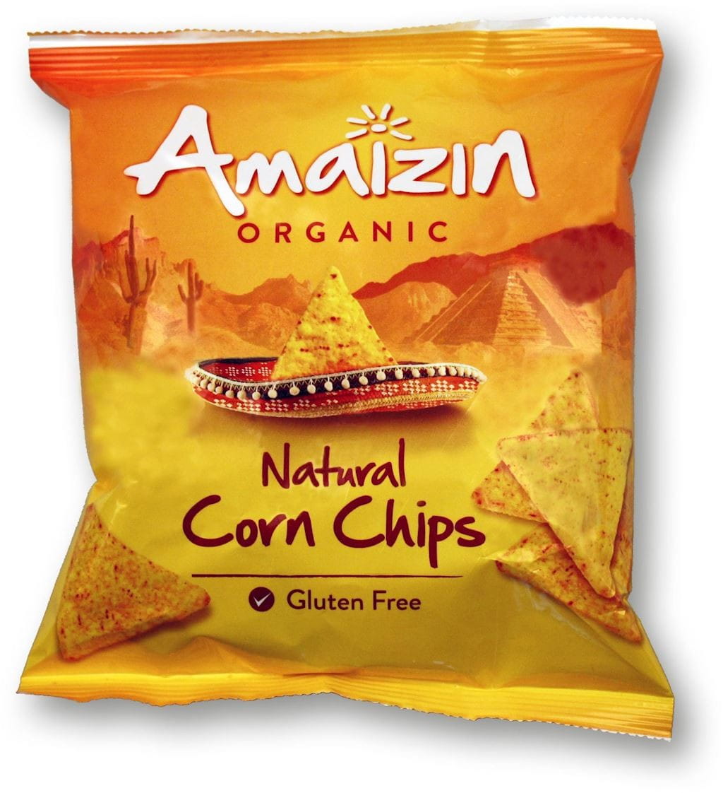 Glutenfreie gesalzene Maischips BIO 75 g - AMAIZIN