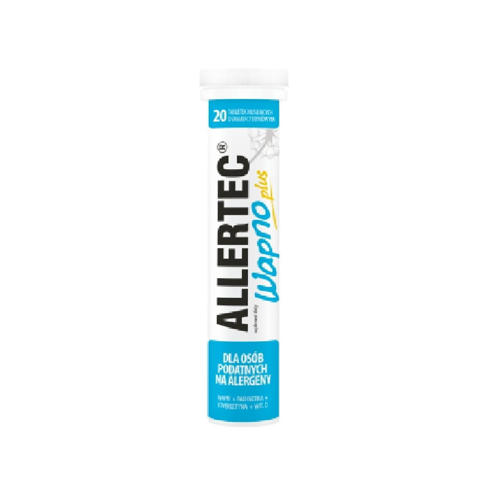 Allertec pastilles effervescentes saveur citron 20 pièces