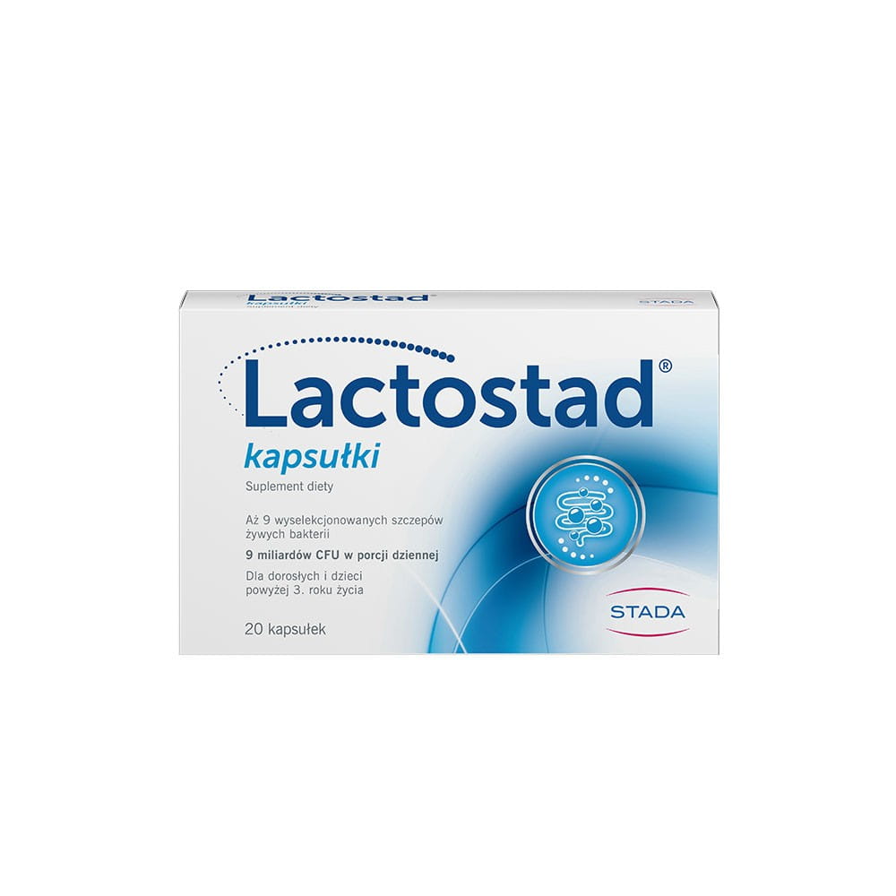 Lactostad pour adultes et enfants 3 + 20 gélules