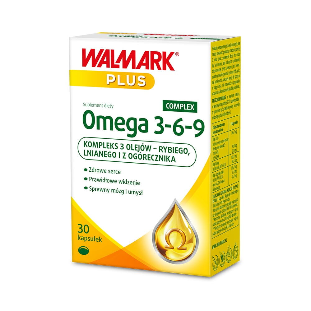 OMEGA 3 - 6 - 9 complex of 3 oils 30 capsules