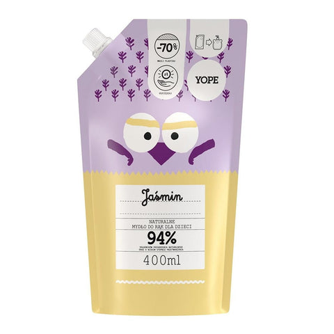 Savon pour les mains au jasmin pour enfants 400 ml stock - YOPE