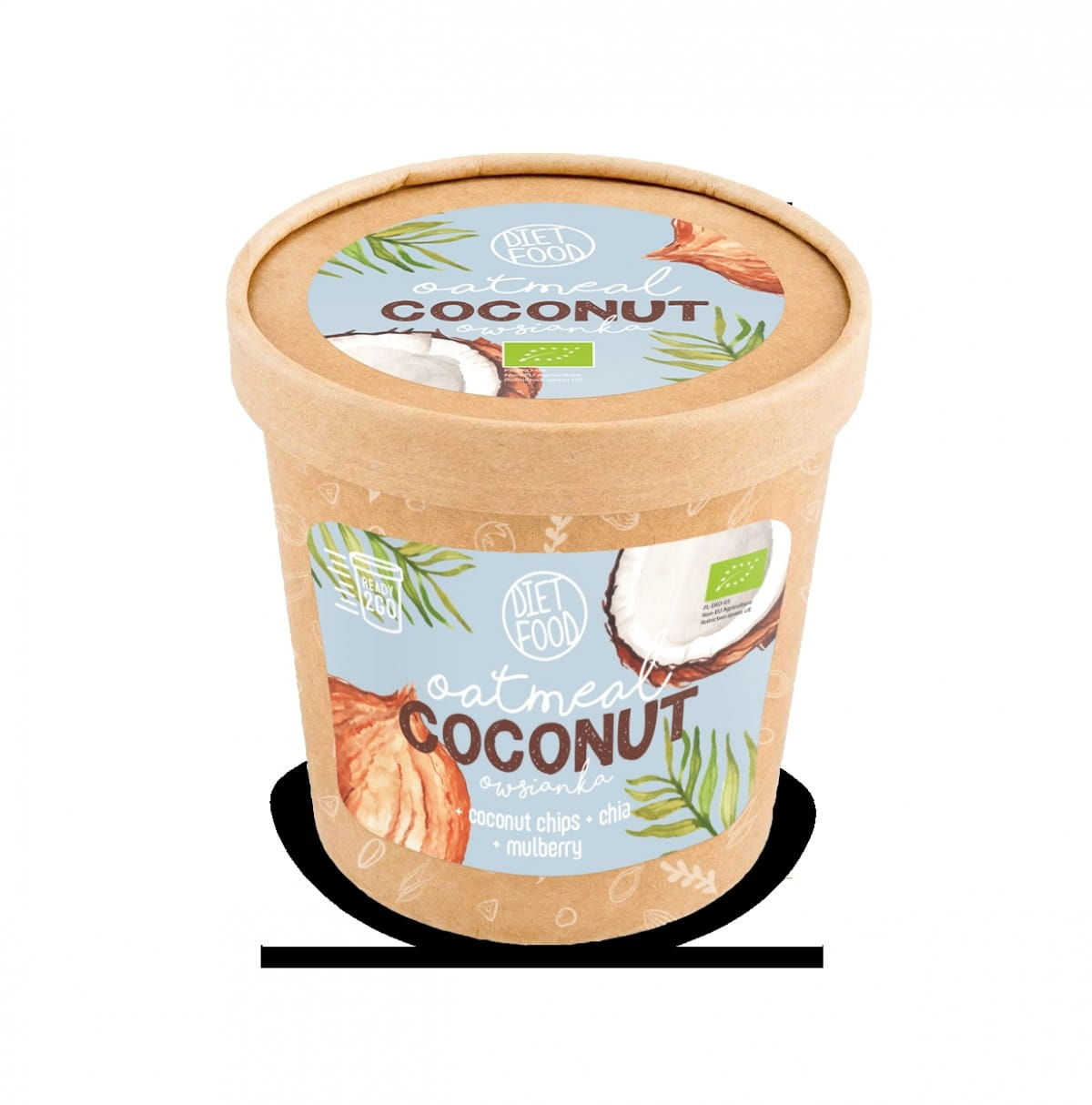 Flocons d'avoine à la noix de coco 70g ECO DIET - FOOD