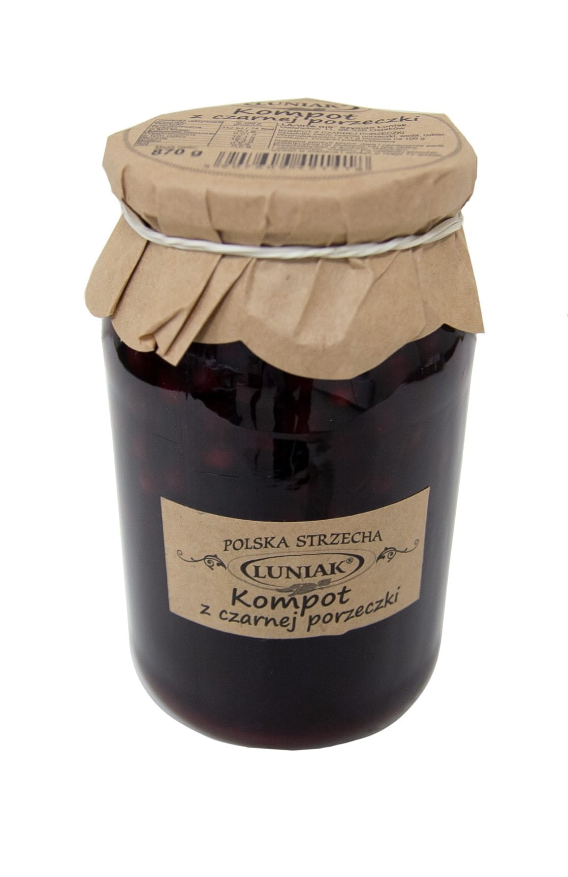 Currant compote 870g LUNIAK