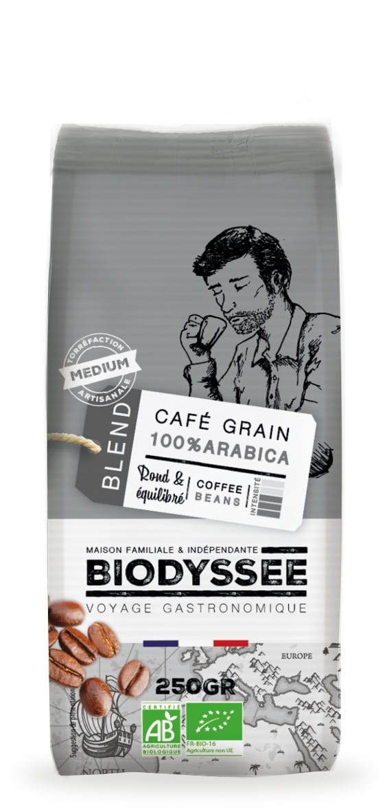 Kaffee 100% Arabica-Bohnen 250g ECO BIODYSSEE