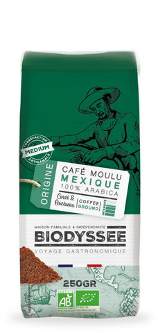 Café 100% Arabica Mexique moulu 250g ECO BIODYSSEE