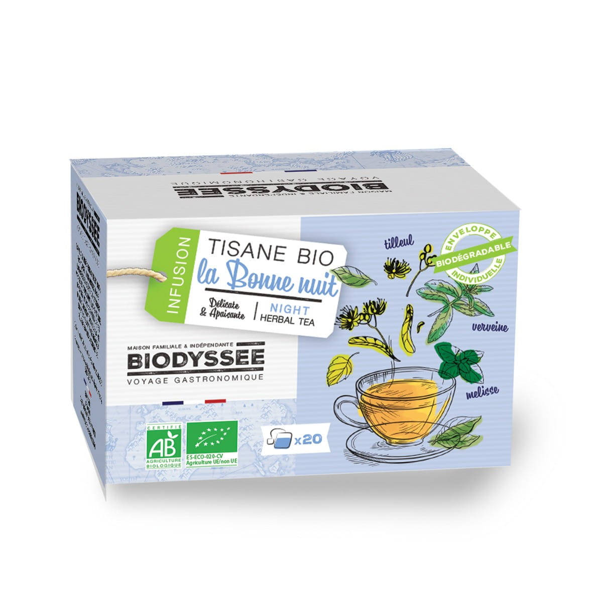 Tisane avant le coucher 20x1.5g EKO BIODYSSEE