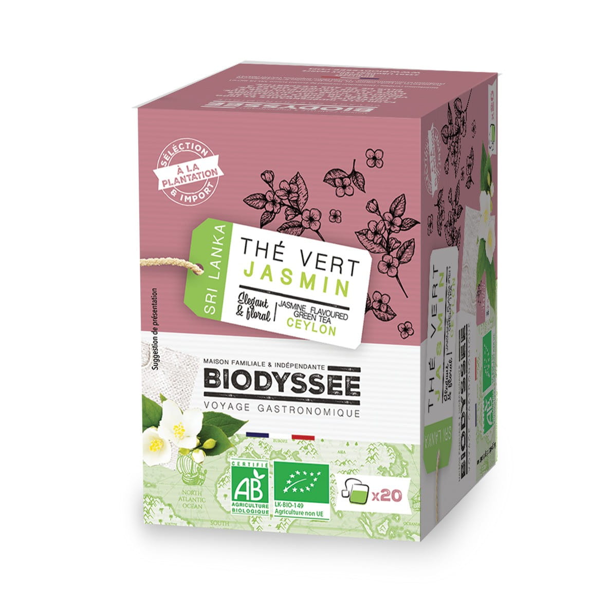 Green jasmine tea 20x1.75g ​​EKO BIODYSSEE