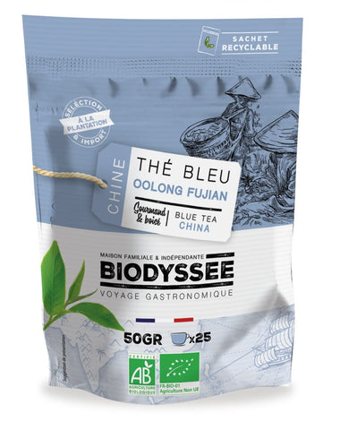 Thé bleu Oolong Fujian 50g ECO BIODYSSEY