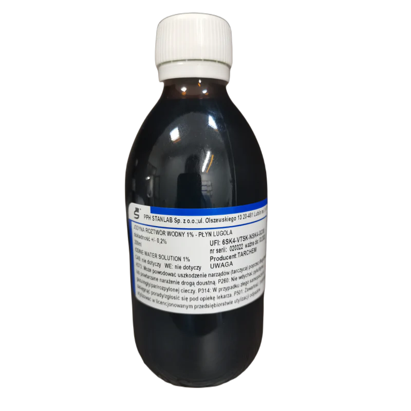 Lugol's solution 1% iodine water solution 250ml STANLAB