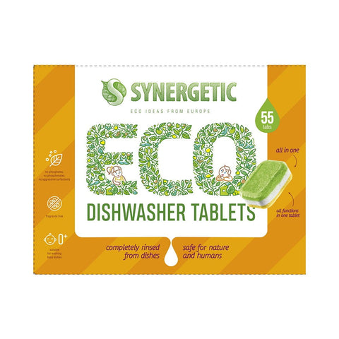 Dishwashing tabs biodegradable 55 pieces