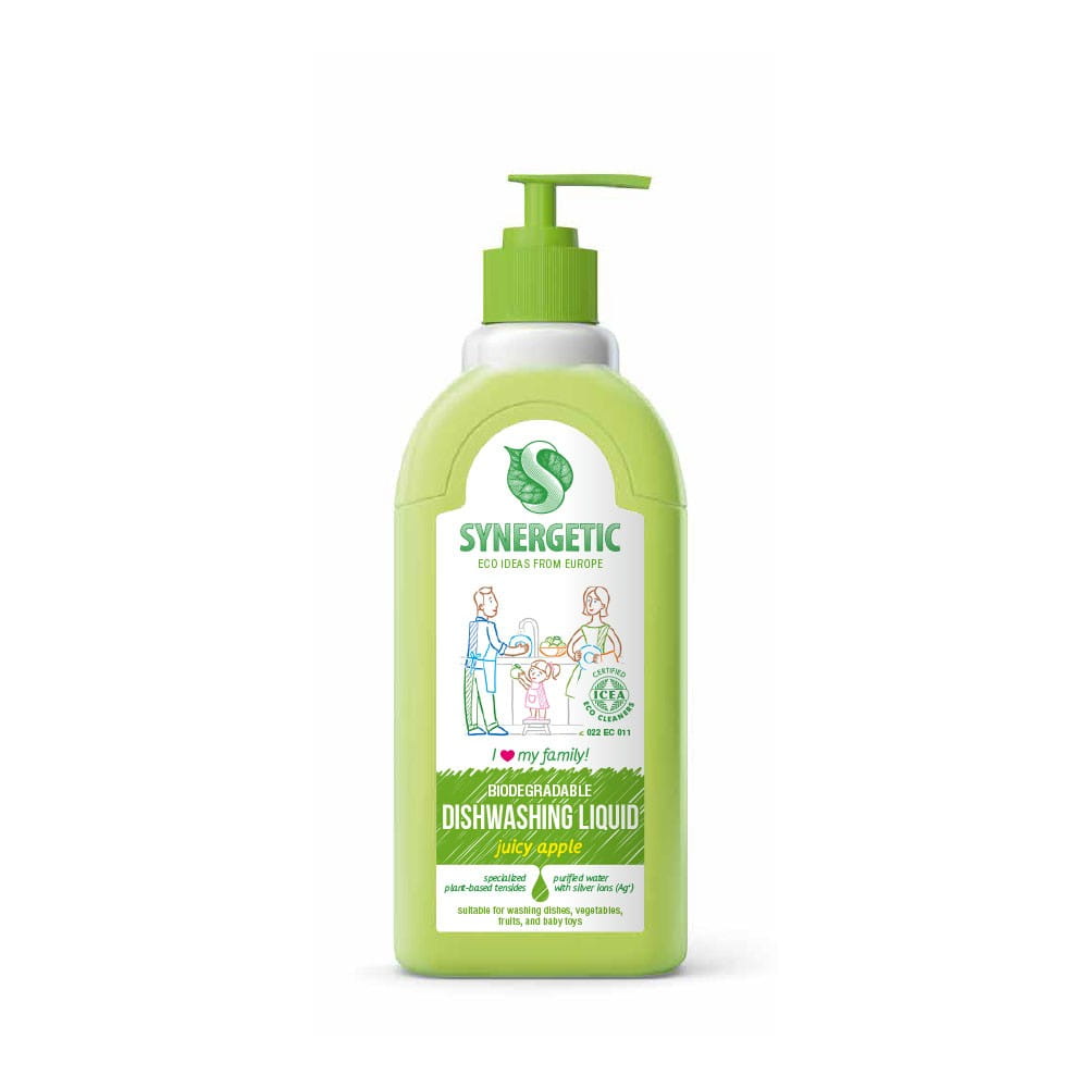 Dishwashing gel biodegradable green apple 500 ml