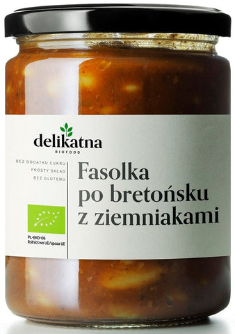 Baked Beans mit Kartoffeln BIO 540 ml - DELICATE