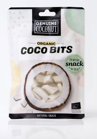 Fresh coconut shells, gluten-free ORGANIC 56 g - REAL COCONUT