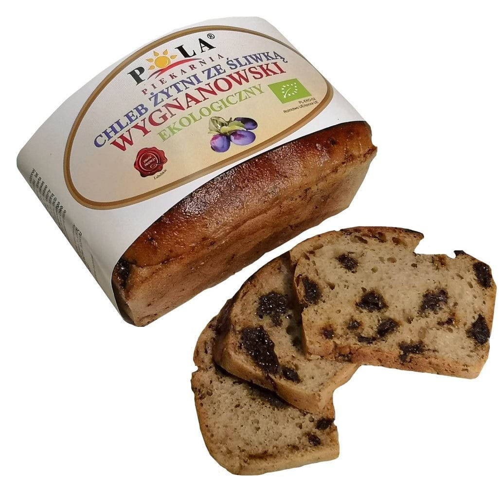 Pain de seigle Wygnanowski à la prune BIO 350 g - POLA