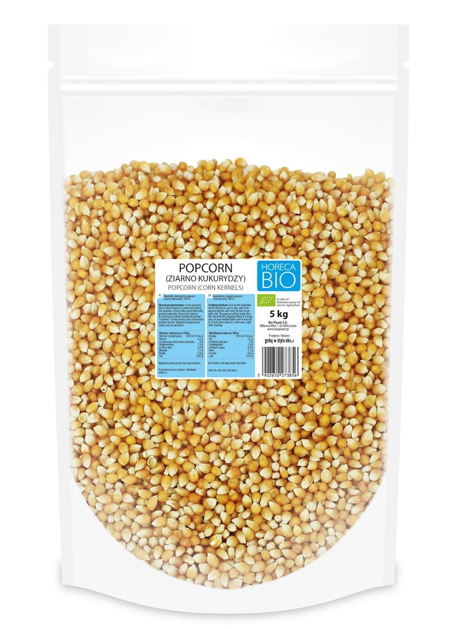 Popcorn (Maïs) BIO 5 kg - HORECA