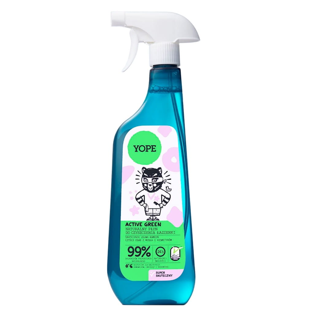 Liquide de bain Active Green 750ml (nettoyant naturel) YOPE