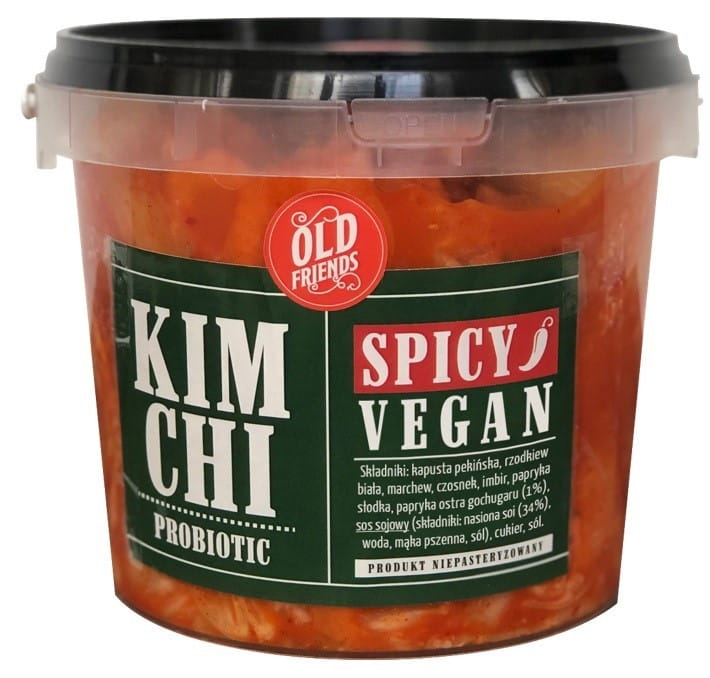 Kimchi vegan spicy 900g OLD FRIENDS