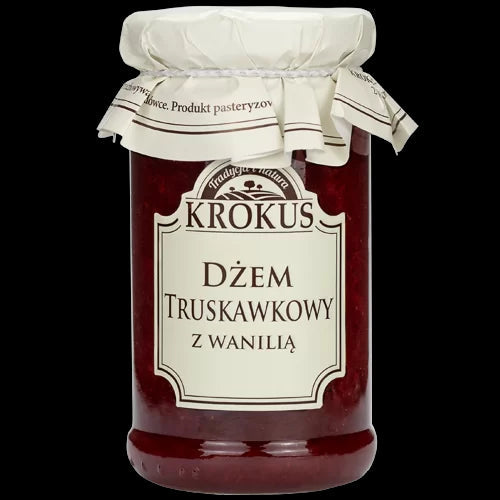 Strawberry jam with vanilla 235g KROKUS