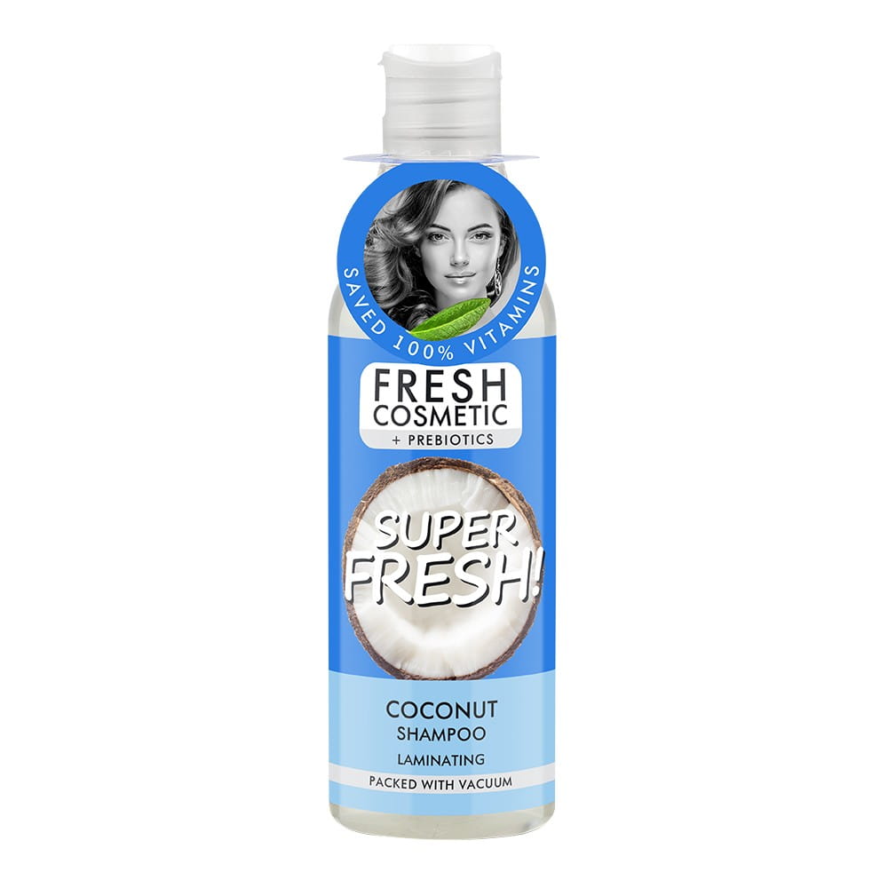 245ml Shampoing Cheveux Laminage Noix de Coco