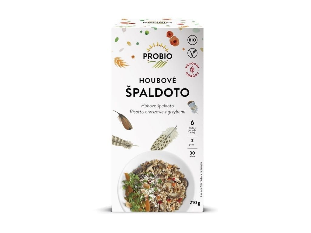 Mélange pour risotto d'épeautre aux légumes secs et champignons BIO 210 g - PROBIO