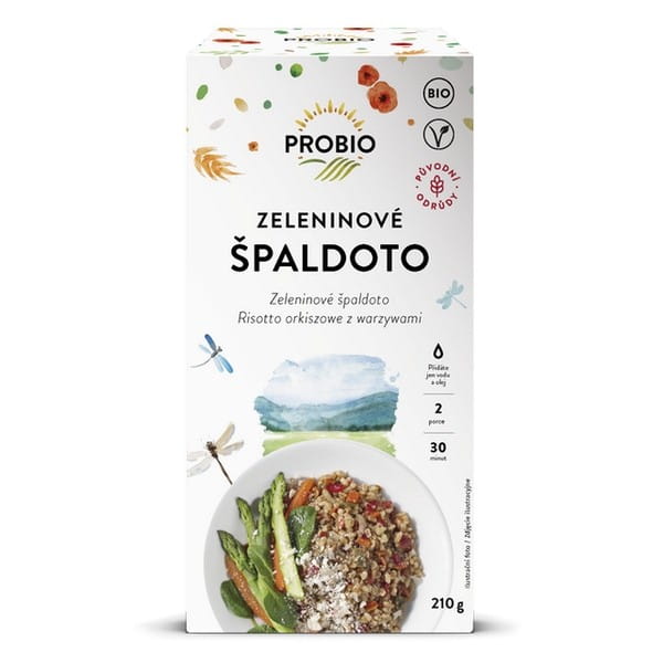 Mélange pour risotto d'épeautre aux légumes secs BIO 210 g - PROBIO