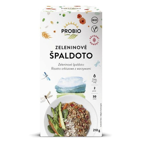 Mixture for spelled risotto with dried vegetables BIO 210 g - PROBIO