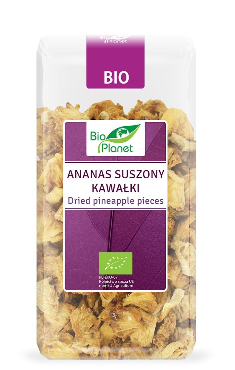 Morceaux d'ananas séchés BIO 100 g - BIO PLANET