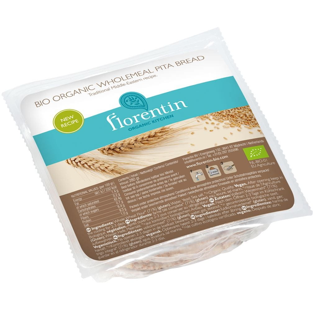 Verkauf braunes Fladenbrot BIO 280 g - FLORENTIN