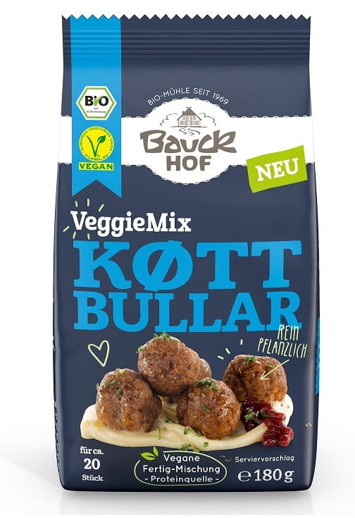 Mix for meatless Swedish meatballs ORGANIC 180 g - BAUCK HOF