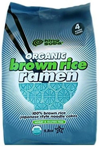 Japanese-style brown rice ramen noodles gluten-free BIO 280 g - KING SOBA