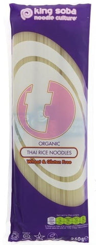 Pâtes (nouilles de riz) Thaï sans gluten BIO 250 g - KING SOBA