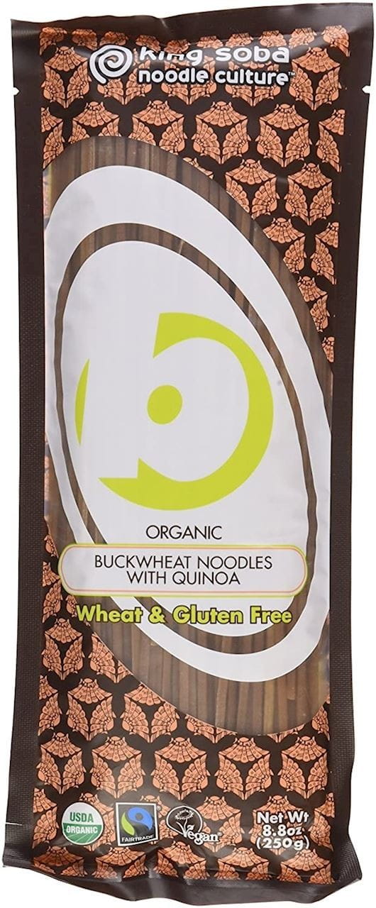 Glutenfreie Nudeln (Buchweizen- und Reisnudeln mit Quinoa) BIO 250 g - KING SOBA