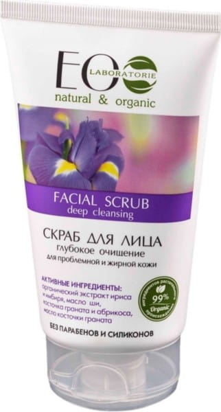 Facial scrub with deep cleansing 150 ml ECOLAB