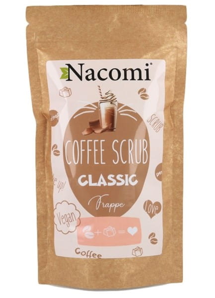 200 g coffee peeling slims the silhouette of NACOMI
