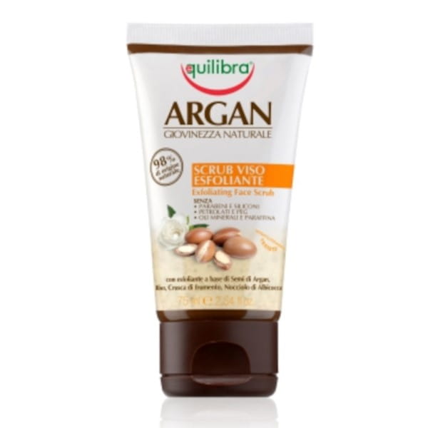 Exfoliating facial scrub with Argan EQUILIBRA