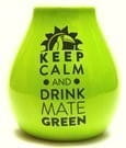 Luka green 350 ml ceramic jar