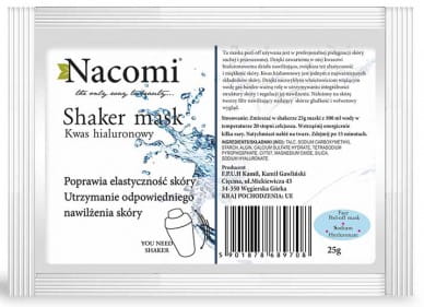 Masque aux algues à l'acide hyaluronique 25g NACOMI