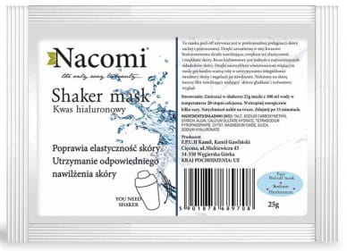 Algae mask with hyaluronic acid 25g NACOMI