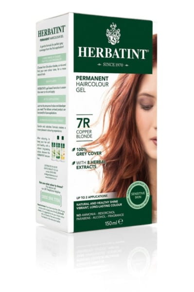 Gel couleur 7r blond cuivré 150 ml HERBATINT