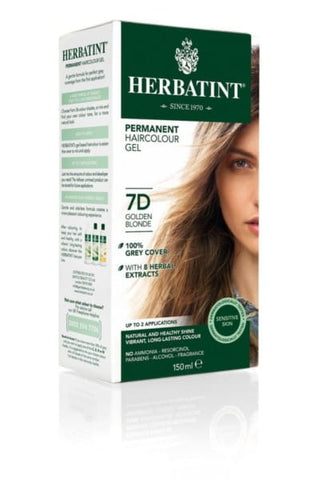 Gel coloration 7d blond doré 150 HERBATINT