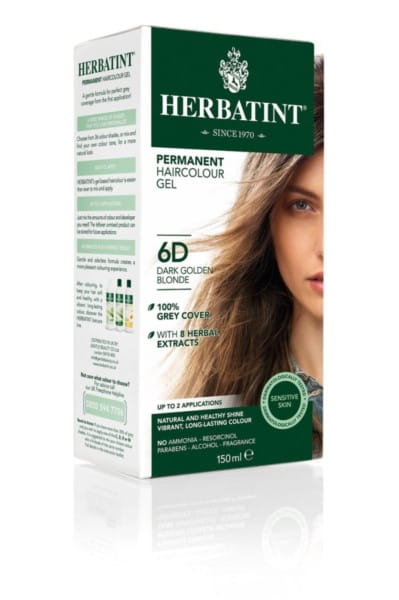 Gel color 6d blond foncé doré 150 HERBATINT