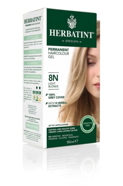 Gel coloration 8n blond clair 150 ml HERBATINT